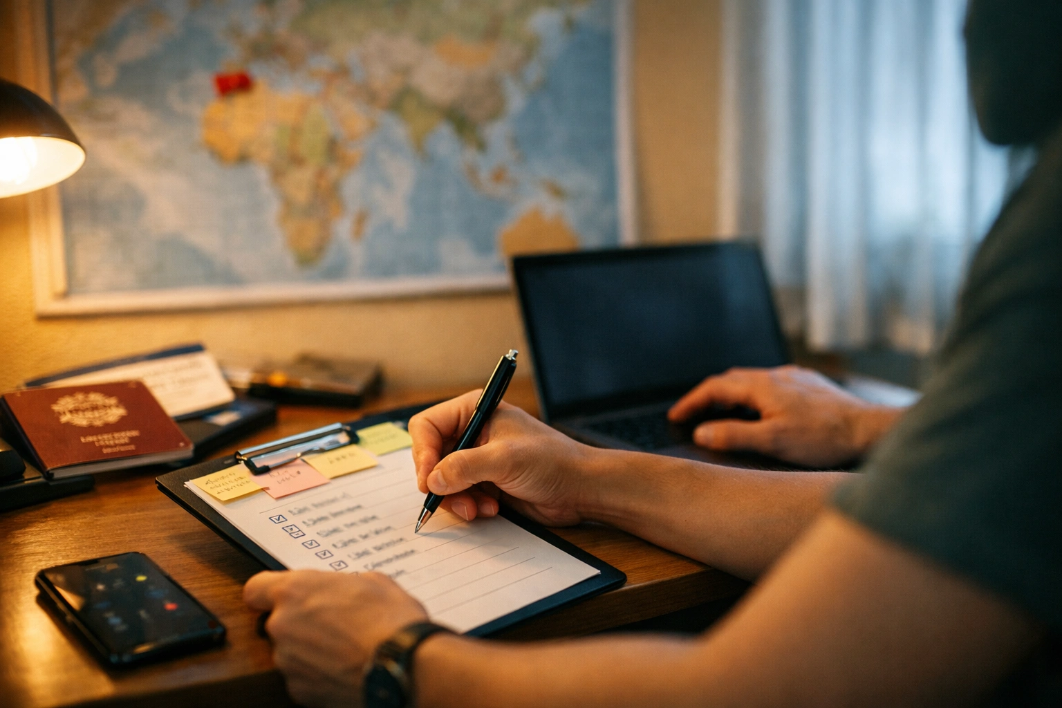 Estudiante planificando estudios en el extranjero y estrategia personal relacionado con ano zero na universidade