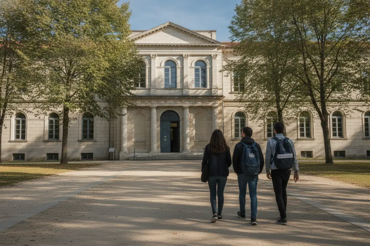 campus de uma faculdade portuguesa onde se estuda medicina veterinária
